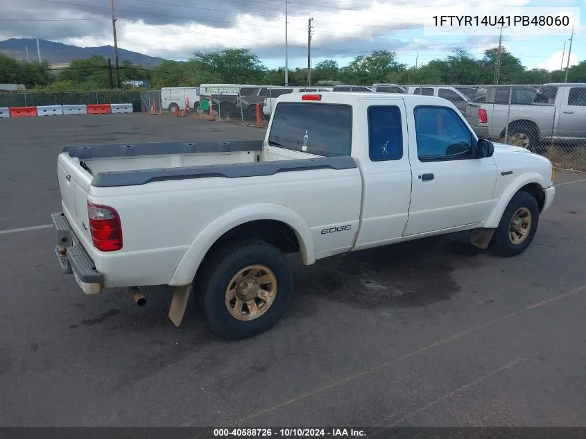 2001 Ford Ranger Edge/Xl/Xlt VIN: 1FTYR14U41PB48060 Lot: 40588726