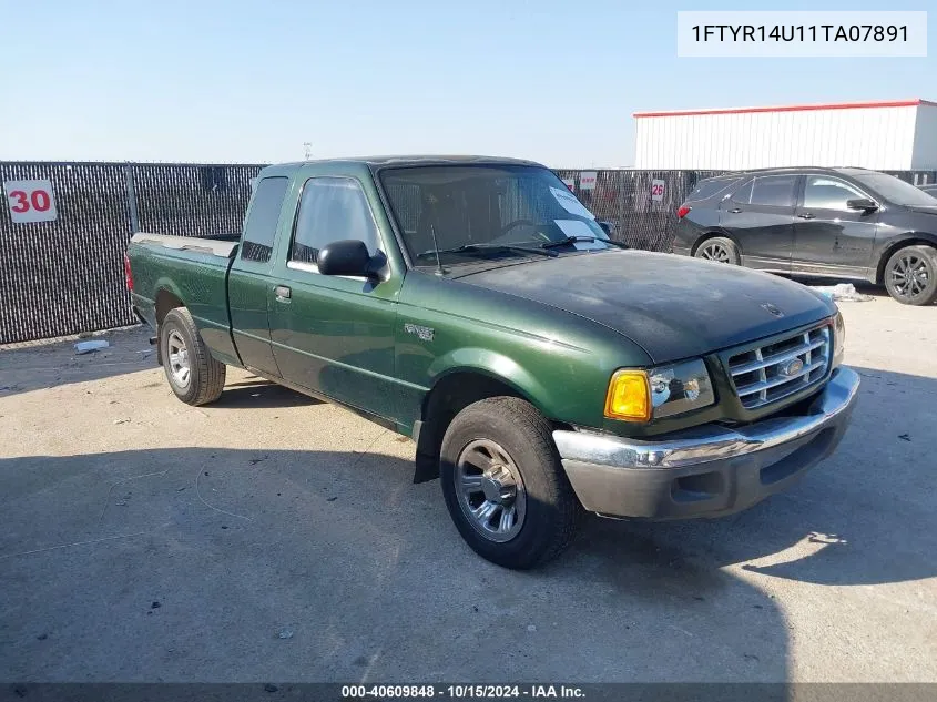 2001 Ford Ranger Edge/Xl/Xlt VIN: 1FTYR14U11TA07891 Lot: 40609848