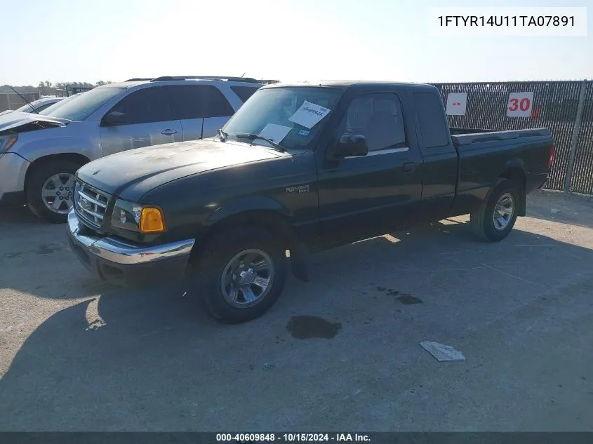 2001 Ford Ranger Edge/Xl/Xlt VIN: 1FTYR14U11TA07891 Lot: 40609848