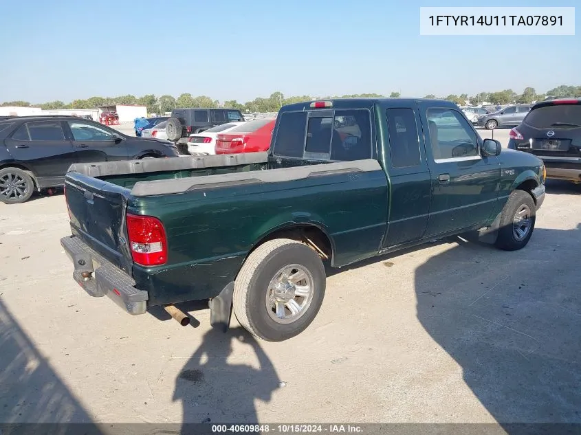 2001 Ford Ranger Edge/Xl/Xlt VIN: 1FTYR14U11TA07891 Lot: 40609848