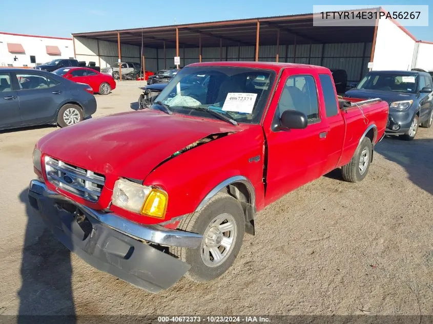 2001 Ford Ranger Edge/Xlt VIN: 1FTYR14E31PA56267 Lot: 40672373