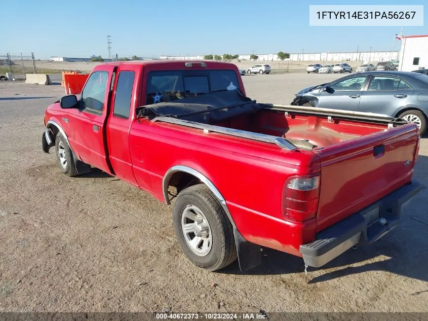 2001 Ford Ranger Edge/Xlt VIN: 1FTYR14E31PA56267 Lot: 40672373