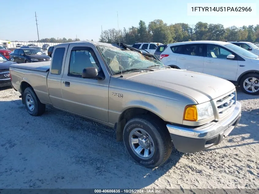 2001 Ford Ranger Edge/Xl/Xlt VIN: 1FTYR14U51PA62966 Lot: 40686635