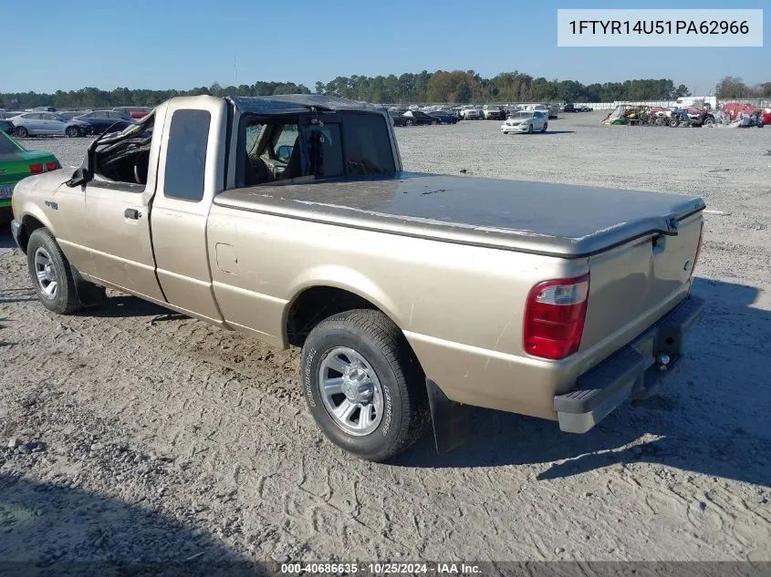 2001 Ford Ranger Edge/Xl/Xlt VIN: 1FTYR14U51PA62966 Lot: 40686635