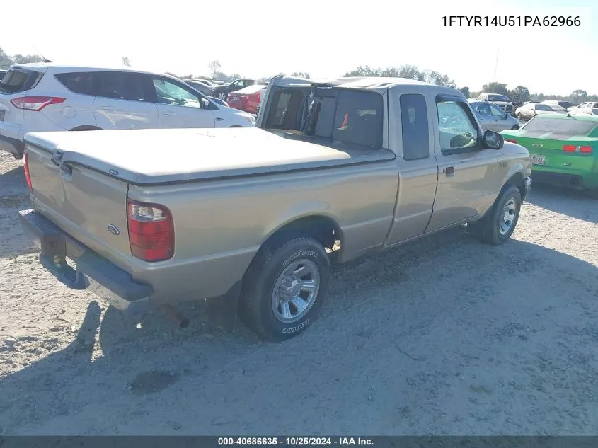 2001 Ford Ranger Edge/Xl/Xlt VIN: 1FTYR14U51PA62966 Lot: 40686635