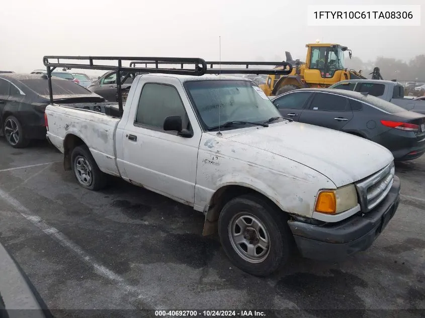 2001 Ford Ranger Xl/Xlt VIN: 1FTYR10C61TA08306 Lot: 40692700