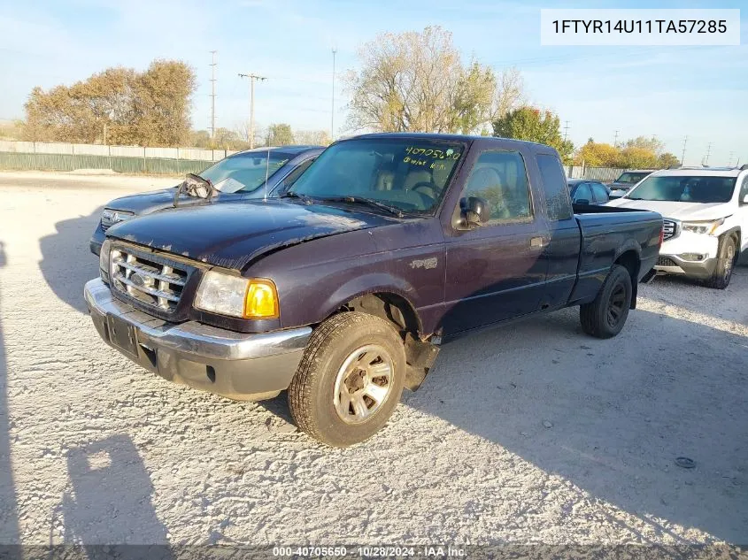 2001 Ford Ranger Edge/Xl/Xlt VIN: 1FTYR14U11TA57285 Lot: 40705650