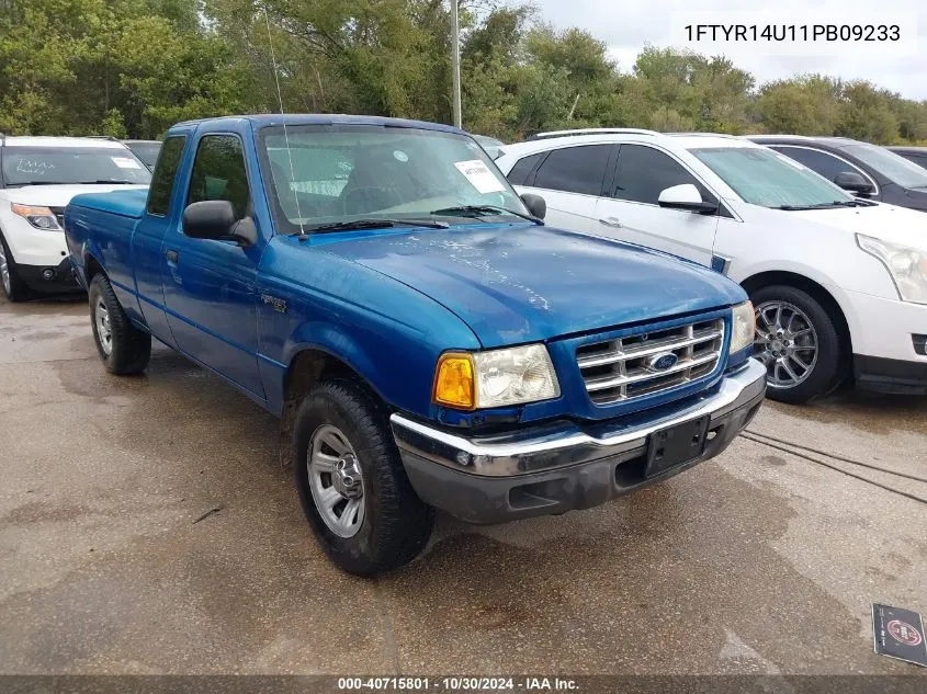 2001 Ford Ranger Edge/Xl/Xlt VIN: 1FTYR14U11PB09233 Lot: 40715801