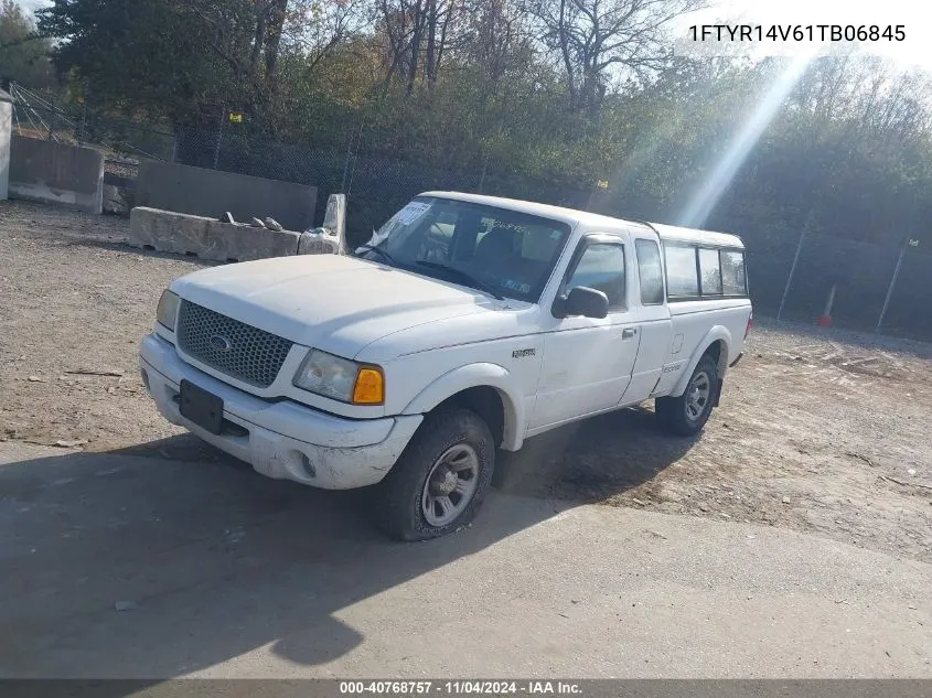 2001 Ford Ranger Edge/Xl/Xlt VIN: 1FTYR14V61TB06845 Lot: 40768757