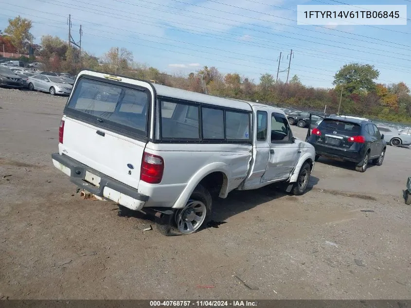 2001 Ford Ranger Edge/Xl/Xlt VIN: 1FTYR14V61TB06845 Lot: 40768757