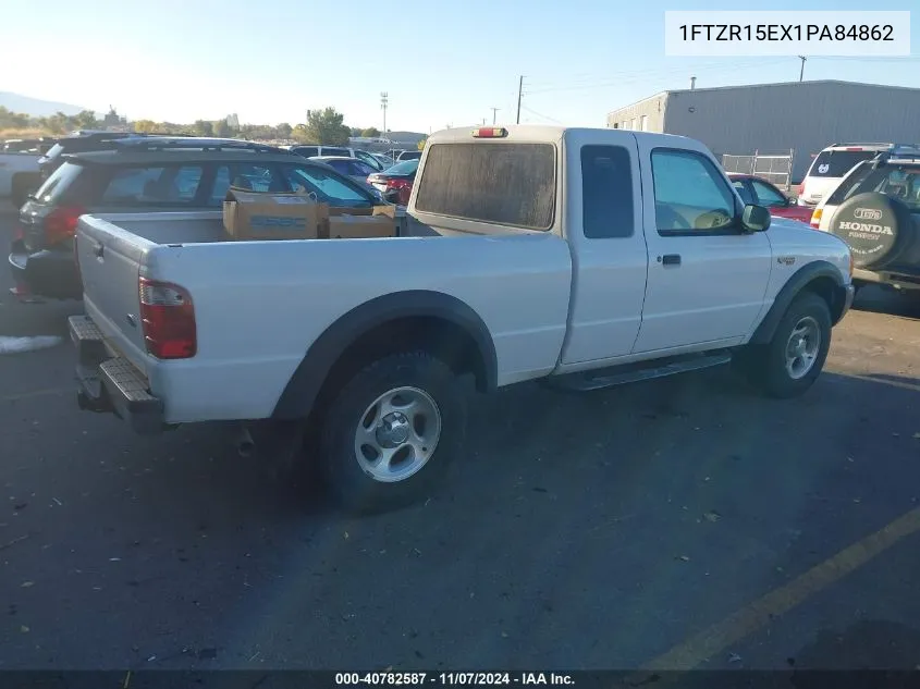 2001 Ford Ranger Edge/Xlt VIN: 1FTZR15EX1PA84862 Lot: 40782587