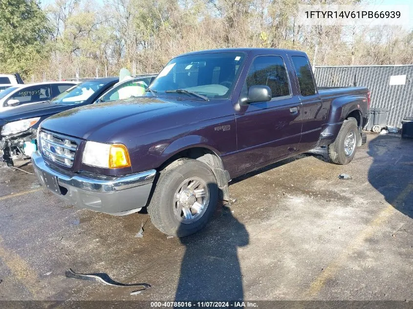 2001 Ford Ranger Edge/Xl/Xlt VIN: 1FTYR14V61PB66939 Lot: 40785016