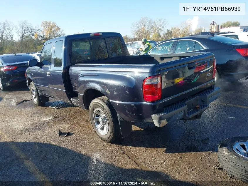 2001 Ford Ranger Edge/Xl/Xlt VIN: 1FTYR14V61PB66939 Lot: 40785016