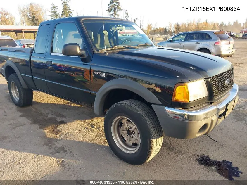 2001 Ford Ranger Edge/Xlt VIN: 1FTZR15EX1PB00834 Lot: 40791936