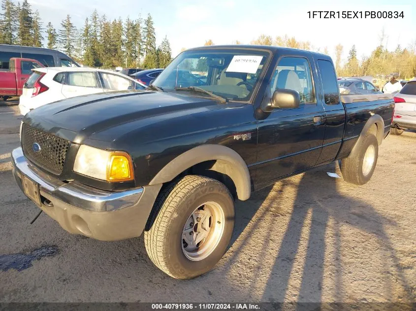 2001 Ford Ranger Edge/Xlt VIN: 1FTZR15EX1PB00834 Lot: 40791936