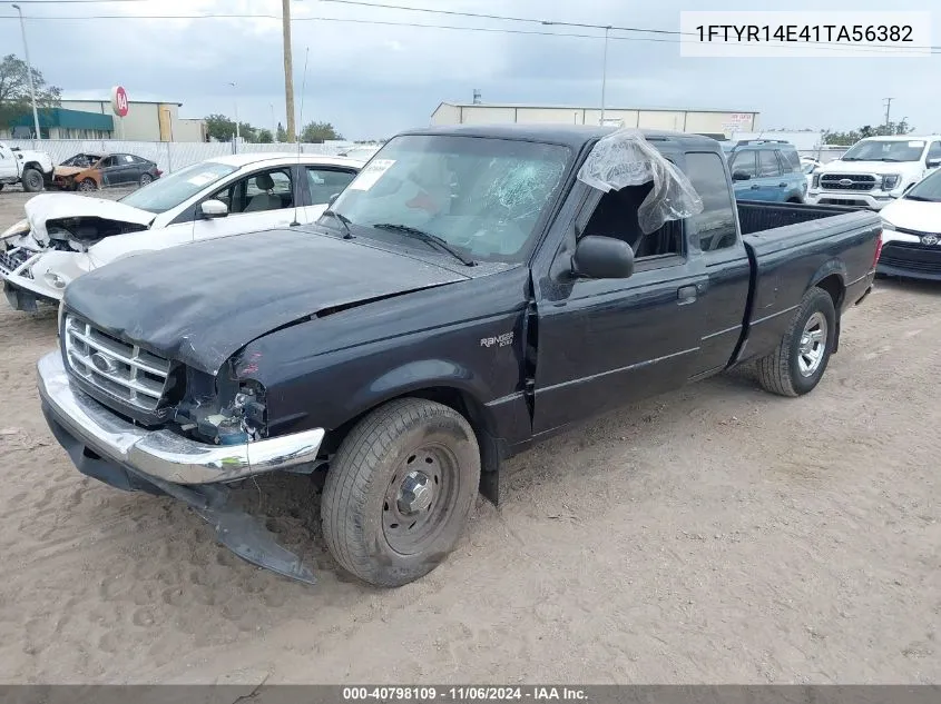 2001 Ford Ranger Edge/Xlt VIN: 1FTYR14E41TA56382 Lot: 40798109