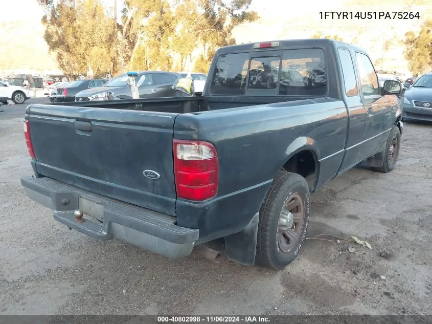 2001 Ford Ranger Edge/Xl/Xlt VIN: 1FTYR14U51PA75264 Lot: 40802998