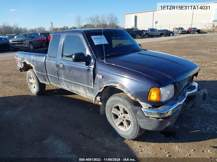 2001 Ford Ranger Edge/Xlt VIN: 1FTZR15E31TA14031 Lot: 40813632