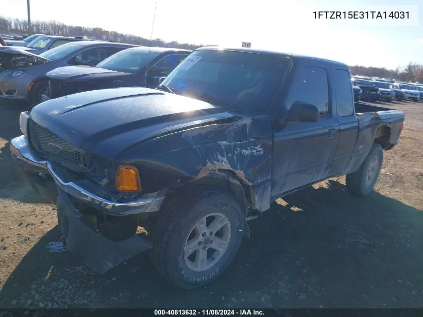 2001 Ford Ranger Edge/Xlt VIN: 1FTZR15E31TA14031 Lot: 40813632