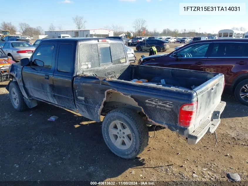 2001 Ford Ranger Edge/Xlt VIN: 1FTZR15E31TA14031 Lot: 40813632