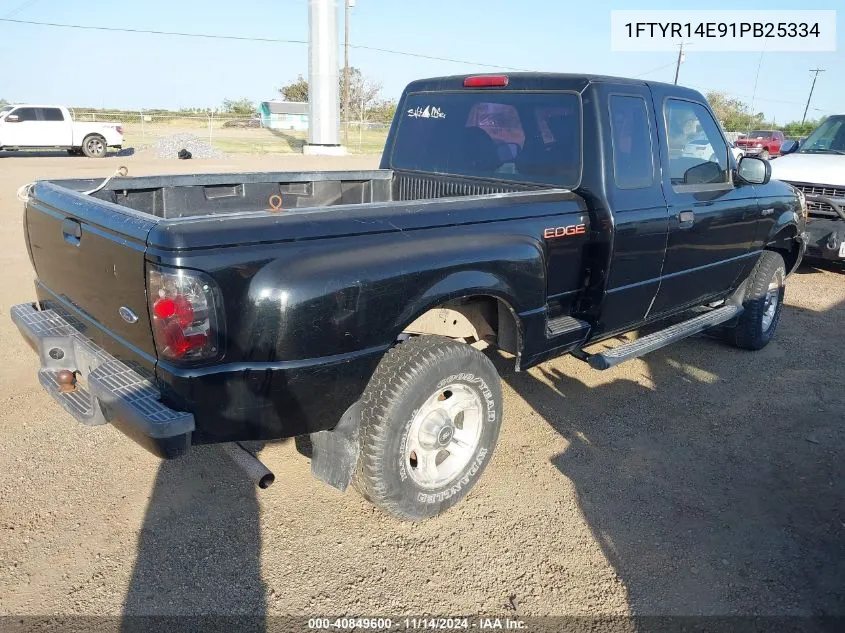 2001 Ford Ranger Edge/Xlt VIN: 1FTYR14E91PB25334 Lot: 40849600