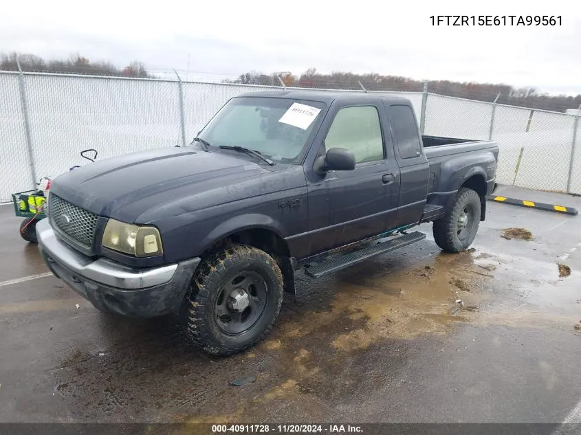 2001 Ford Ranger Edge/Xlt VIN: 1FTZR15E61TA99561 Lot: 40911728