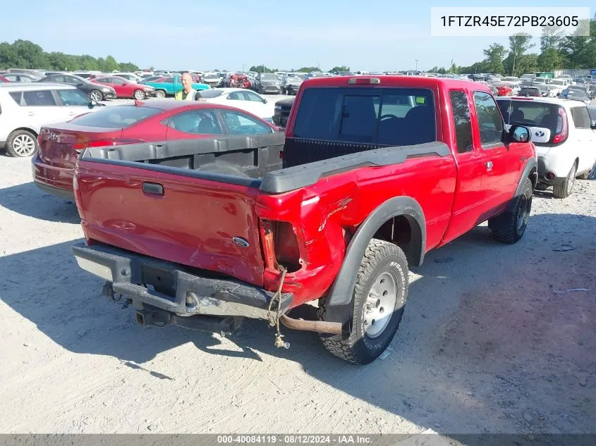 2002 Ford Ranger Edge/Xlt VIN: 1FTZR45E72PB23605 Lot: 40084119