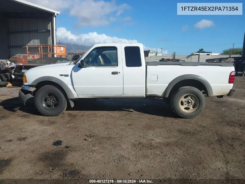 2002 Ford Ranger Edge/Xlt VIN: 1FTZR45EX2PA71354 Lot: 40127219