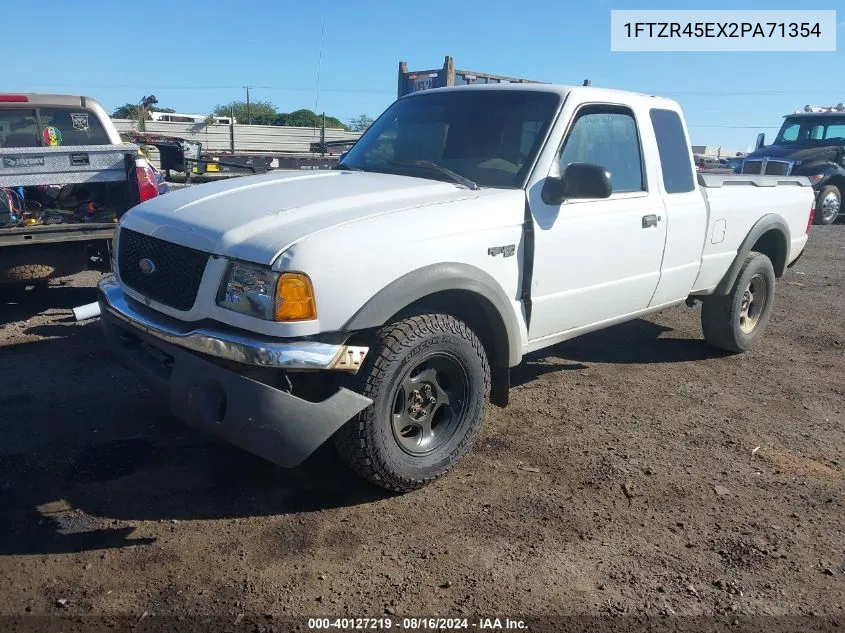 2002 Ford Ranger Edge/Xlt VIN: 1FTZR45EX2PA71354 Lot: 40127219