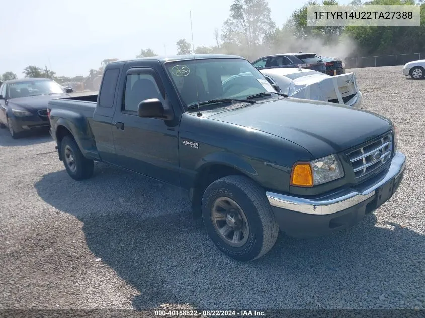 2002 Ford Ranger Edge/Tremor/Xl/Xlt VIN: 1FTYR14U22TA27388 Lot: 40158822