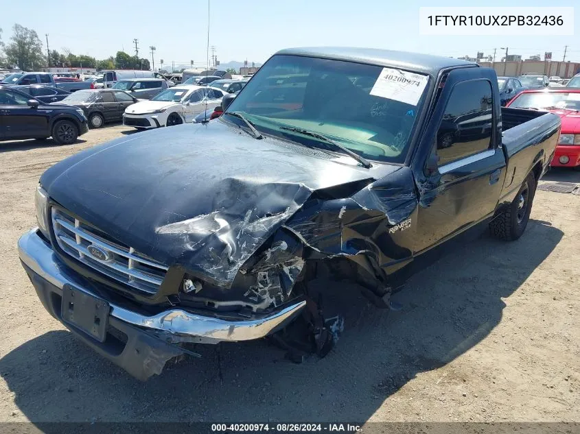 1FTYR10UX2PB32436 2002 Ford Ranger Edge/Xl/Xlt