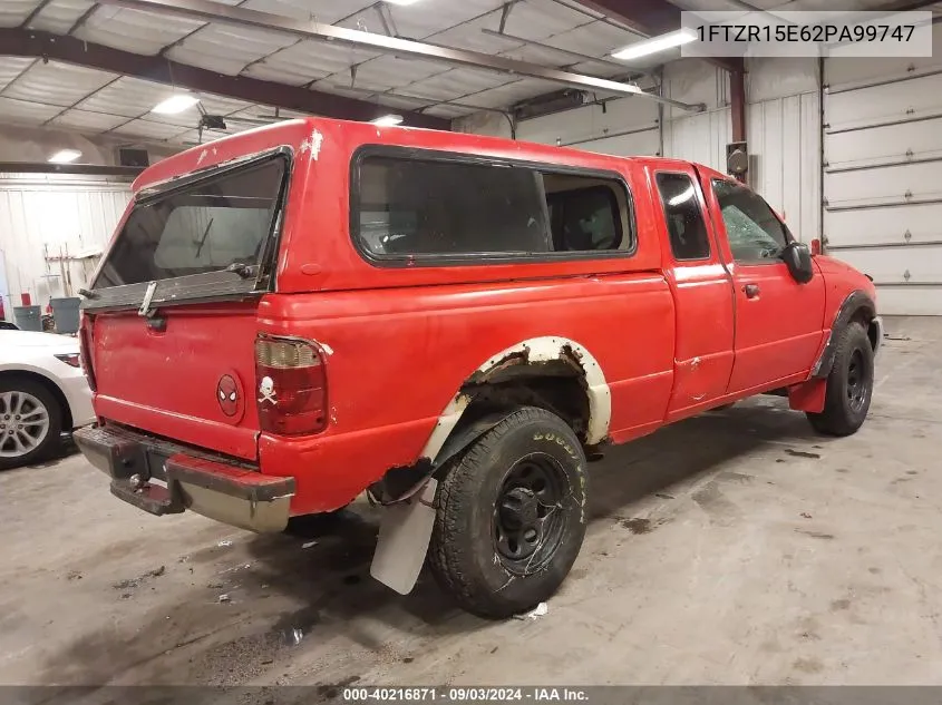 2002 Ford Ranger Xlt VIN: 1FTZR15E62PA99747 Lot: 40216871