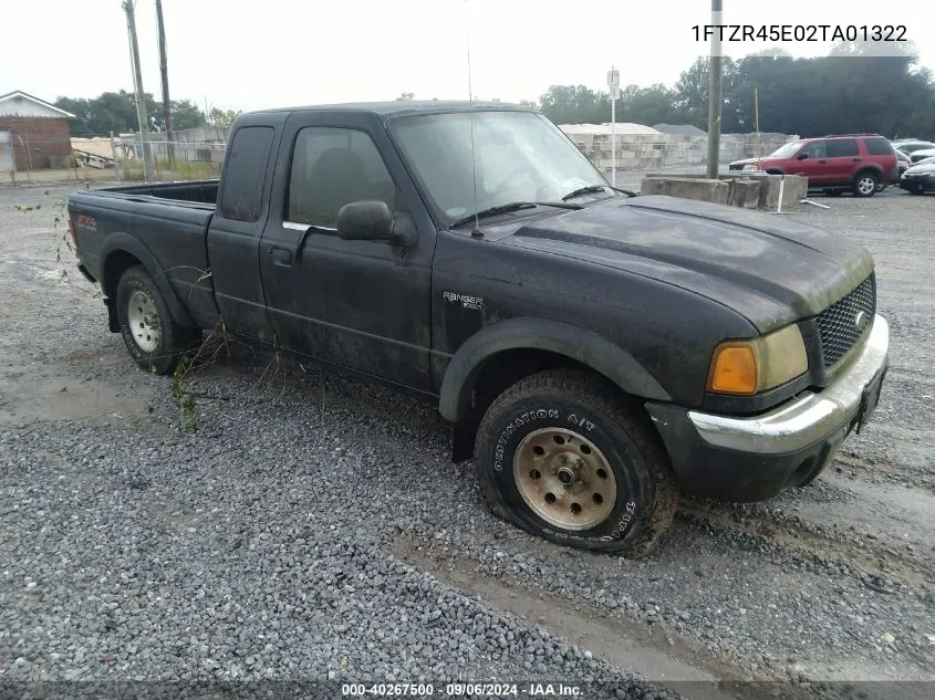 2002 Ford Ranger Edge/Xlt VIN: 1FTZR45E02TA01322 Lot: 40267500