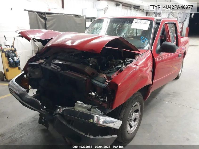 2002 Ford Ranger Edge/Tremor/Xl/Xlt VIN: 1FTYR14U42PA48977 Lot: 40272083