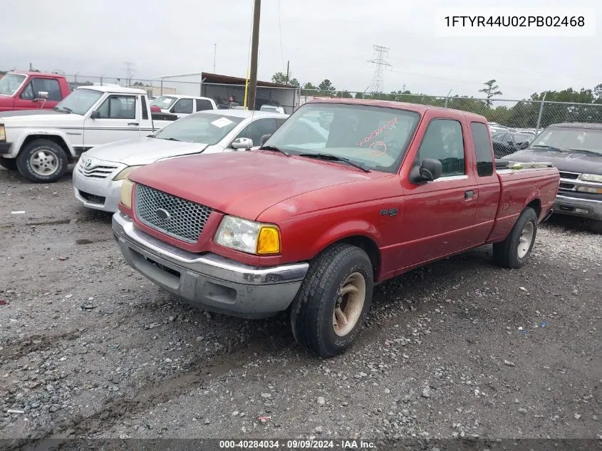 2002 Ford Ranger Edge/Tremor/Xlt VIN: 1FTYR44U02PB02468 Lot: 40284034