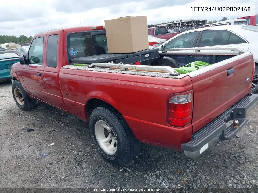 2002 Ford Ranger Edge/Tremor/Xlt VIN: 1FTYR44U02PB02468 Lot: 40284034