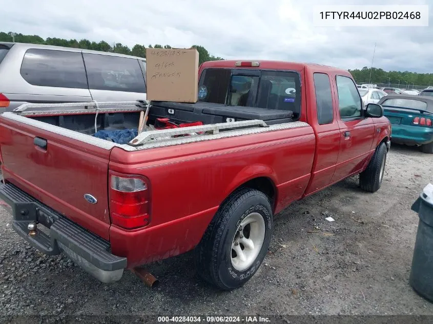 2002 Ford Ranger Edge/Tremor/Xlt VIN: 1FTYR44U02PB02468 Lot: 40284034