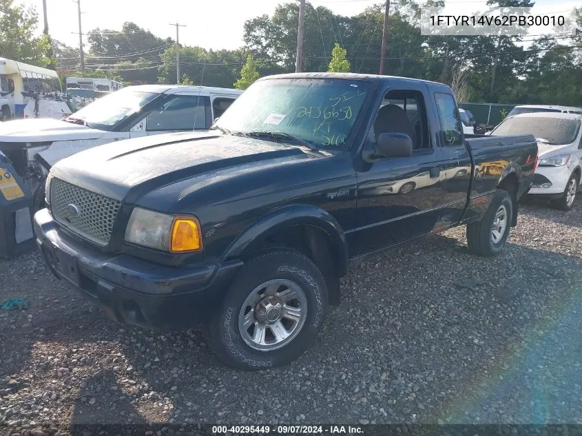 2002 Ford Ranger Edge/Tremor/Xl/Xlt VIN: 1FTYR14V62PB30010 Lot: 40295449