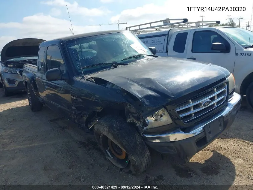 2002 Ford Ranger Super Cab VIN: 1FTYR14U42PA30320 Lot: 40321429