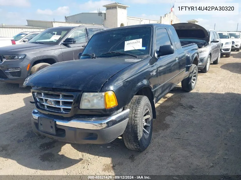 2002 Ford Ranger Super Cab VIN: 1FTYR14U42PA30320 Lot: 40321429