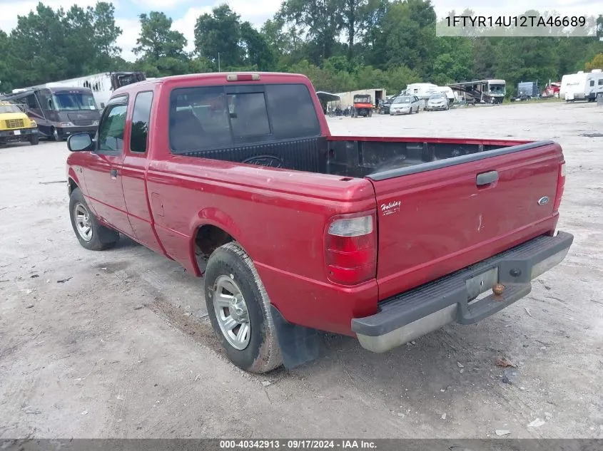 2002 Ford Ranger Edge/Tremor/Xl/Xlt VIN: 1FTYR14U12TA46689 Lot: 40342913