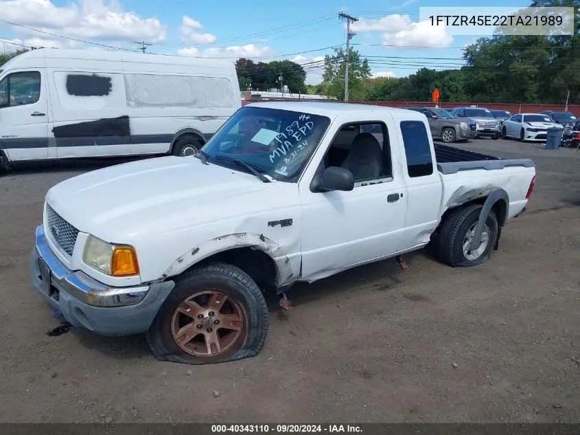 2002 Ford Ranger Edge/Xlt VIN: 1FTZR45E22TA21989 Lot: 40343110