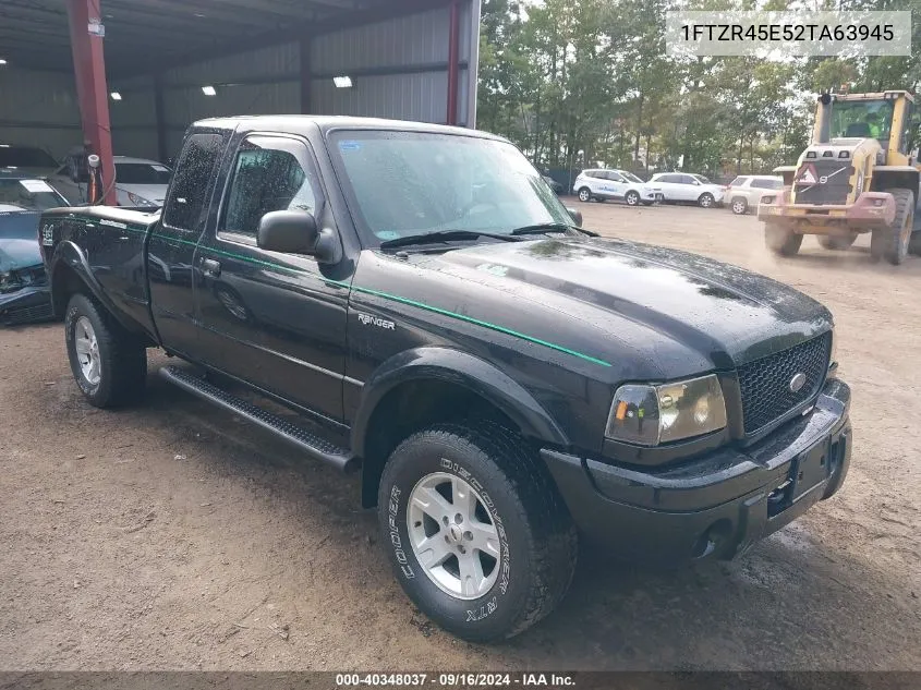 2002 Ford Ranger Super Cab VIN: 1FTZR45E52TA63945 Lot: 40348037