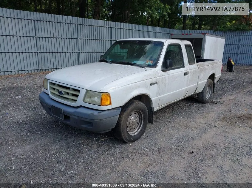 2002 Ford Ranger Edge/Tremor/Xl/Xlt VIN: 1FTYR14V92TA77875 Lot: 40351839