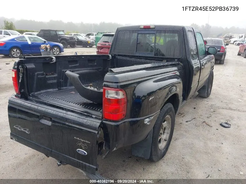 2002 Ford Ranger Edge/Xlt VIN: 1FTZR45E52PB36739 Lot: 40382196