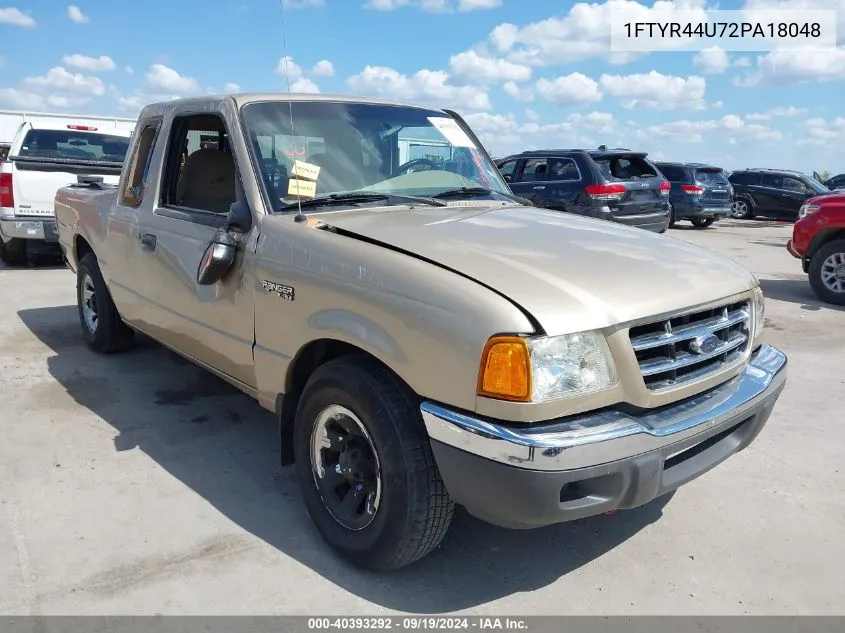 2002 Ford Ranger Edge/Tremor/Xlt VIN: 1FTYR44U72PA18048 Lot: 40393292