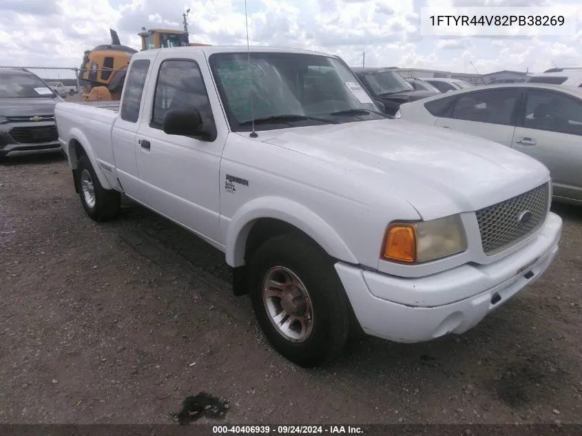 2002 Ford Ranger Super Cab VIN: 1FTYR44V82PB38269 Lot: 40406939