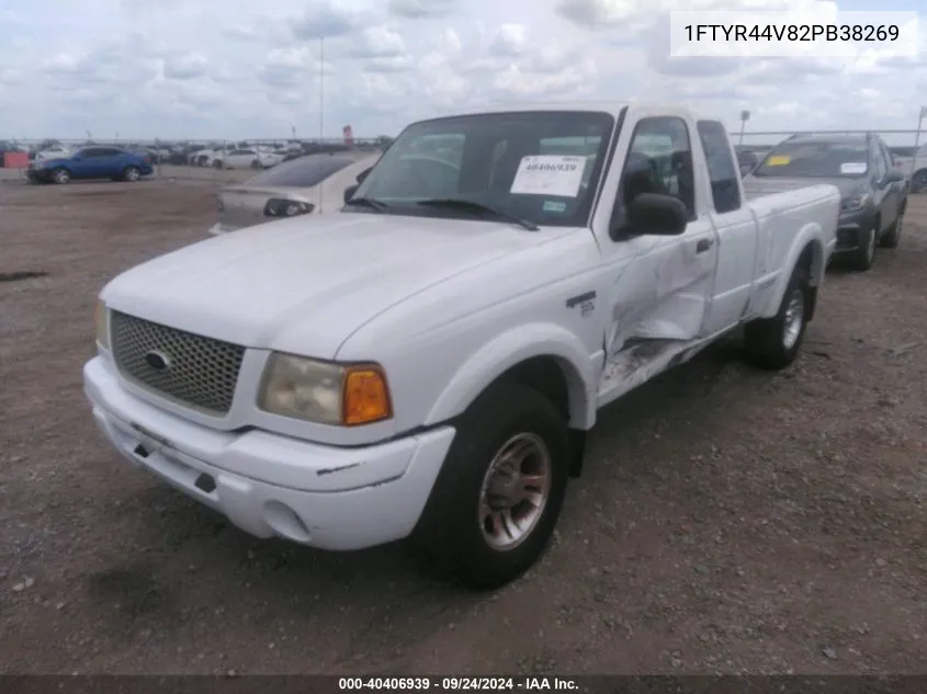 2002 Ford Ranger Super Cab VIN: 1FTYR44V82PB38269 Lot: 40406939