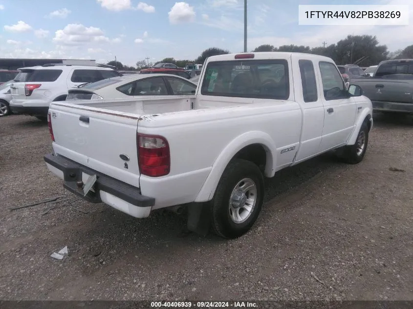 2002 Ford Ranger Super Cab VIN: 1FTYR44V82PB38269 Lot: 40406939