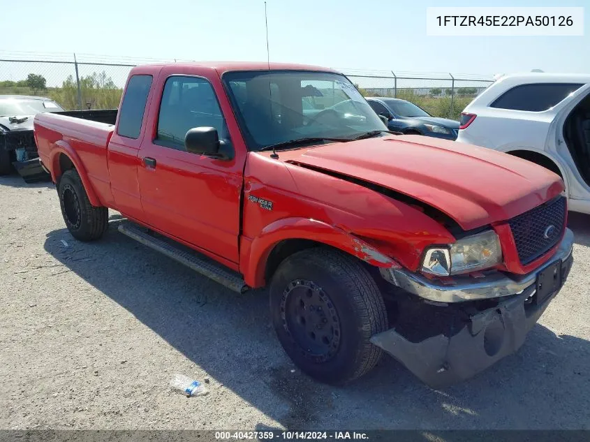 2002 Ford Ranger Edge/Xlt VIN: 1FTZR45E22PA50126 Lot: 40427359